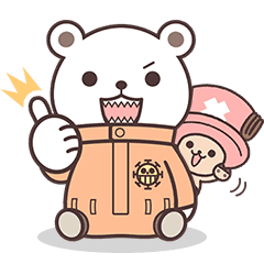 One Piece Cute Animal Sticker Line Stickers Line Store