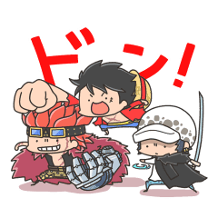 One Piece ちみっと好きキャラ詰め Line スタンプ Line Store