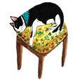 Slum Cat Illustration