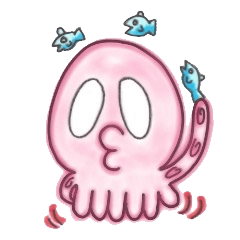 Octopus Sticker!!TAKOSUTA