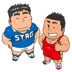 sports,Senior Aota and his junior Akao.