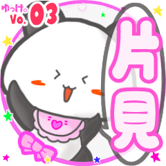 Panda's name sticker MY210720N21