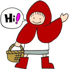 With Little Red Riding Hood