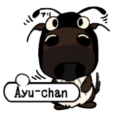 Sticker of Ayu-chan2