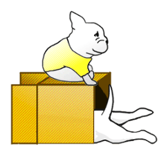 可愛い犬 パグとブルテリアのスタンプ Line スタンプ Line Store 可愛い犬 パグとブルテリアのスタンプ Line スタンプ Line Store