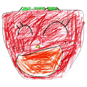 Strawberries stickers