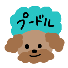 Toy poodle(Speech bubble)