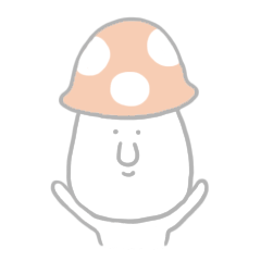 Little mushroom "kinokosan"
