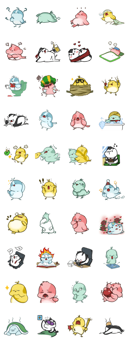 cute parrotbills!