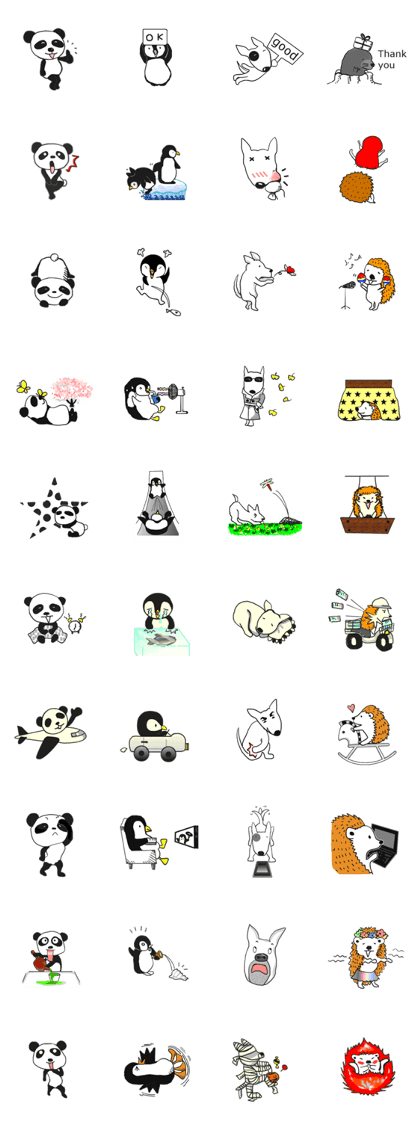 Lovely and cute animals