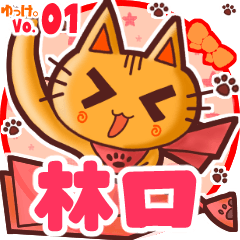 Cute cat's name sticker MY210720N17