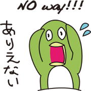 wa-sa-bi the Penguin's Bilingual sticker