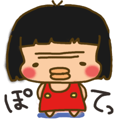 Tarako Girl Line Stickers Line Store