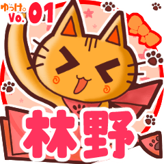 Cute cat's name sticker MY210720N18