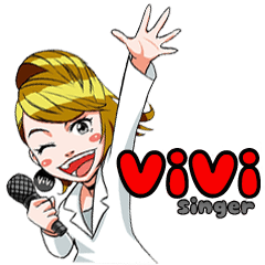 singer ViVi Sticker