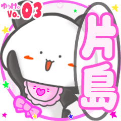 Panda's name sticker MY210720N22