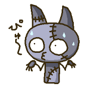 Patchwork cat doll