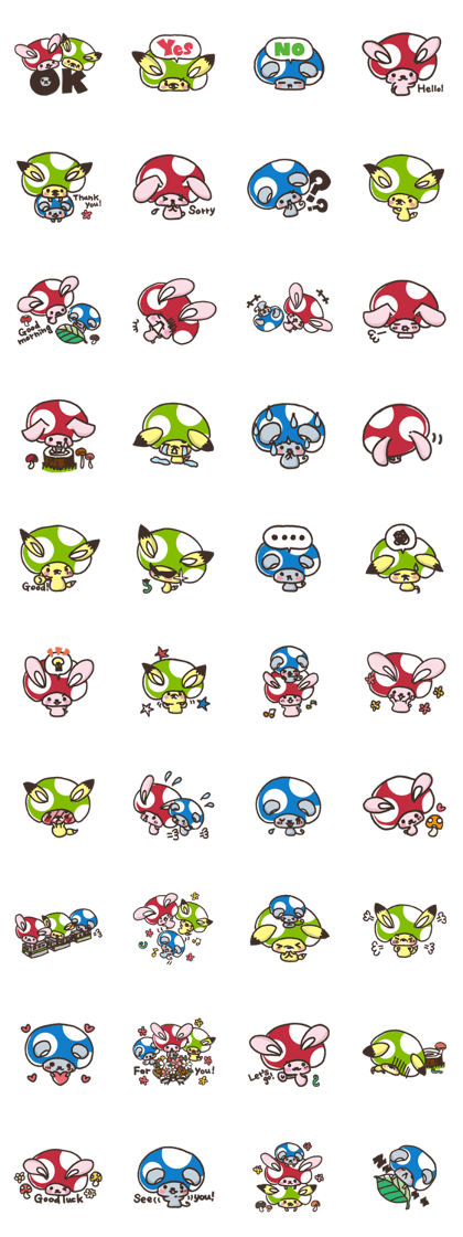 Mushroom animals