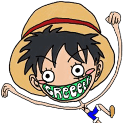 Greeeen の One Pieceスタンプ Line スタンプ Line Store