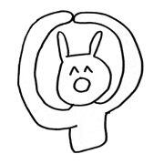 Enjoyment rabbit