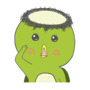Naturally curly hair Kappa (water demon)