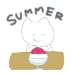 夏っぽいゆるスタンプ