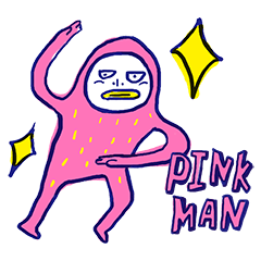 PINKMAN sticker