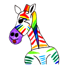 Rainbow horse 2