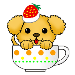 ティーカップ犬のキュートな日常 Line スタンプ Line Store ティーカップ犬のキュートな日常 Line スタンプ Line Store