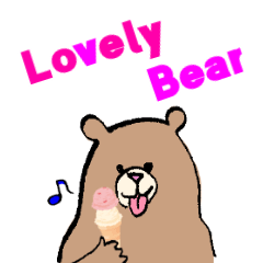 Lovely Bear with pink nose