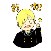 ONE PIECE masaki&yuu collab Sticker