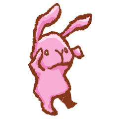 Atelier Mimi's silent rabbit sticker