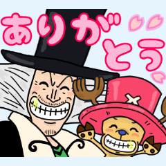 ONE PIECE Everyone friends sticker