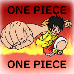 ONE PIECE Luffy Wise saying Sticker