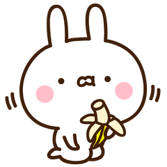 Very Very Cute Rabbit Sticker.3