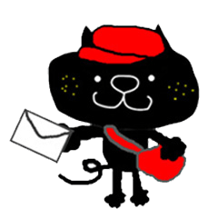 黒猫のクロスケ（連絡用２）