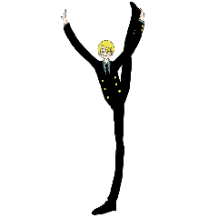 One Piece Sanji S Alphabet Sticker Line Stickers Line Store One Piece Sanji S Alphabet Sticker Line Stickers Line Store