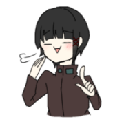 Daily sticker of the junior high student