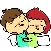 Meng stay red with green couple