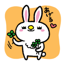Daily  sticker of rabbit