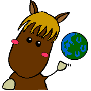 Horses and a beginner rider. -3-