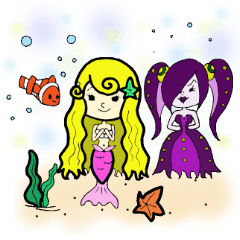 人魚姫と海の仲間たち