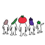 Bumpy vegetables