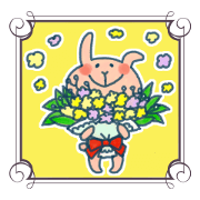 Everyday of pink rabbit