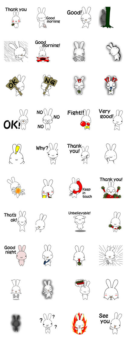 THE RABBIT STICKER 6