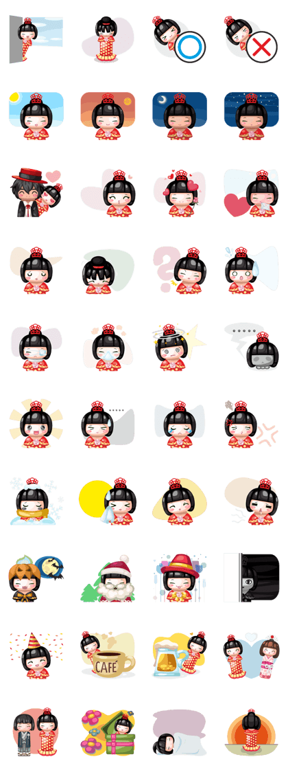 Spanish Kokeshi