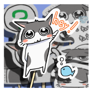 cat of paper puppet theatre
