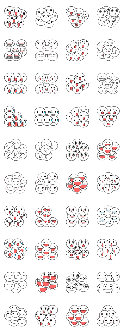 Six face