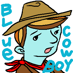 Blue cowboy!(English)