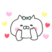 Love heart cat.
